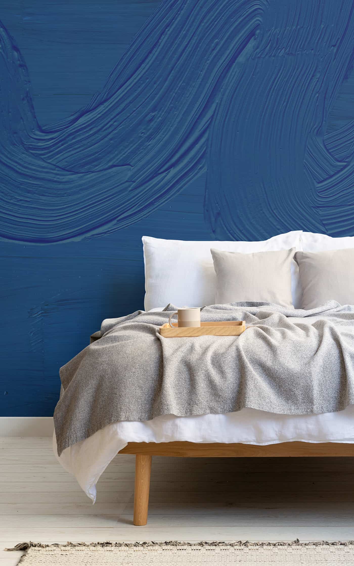 Dusk Classic Blue mural Lifestyle Portrait