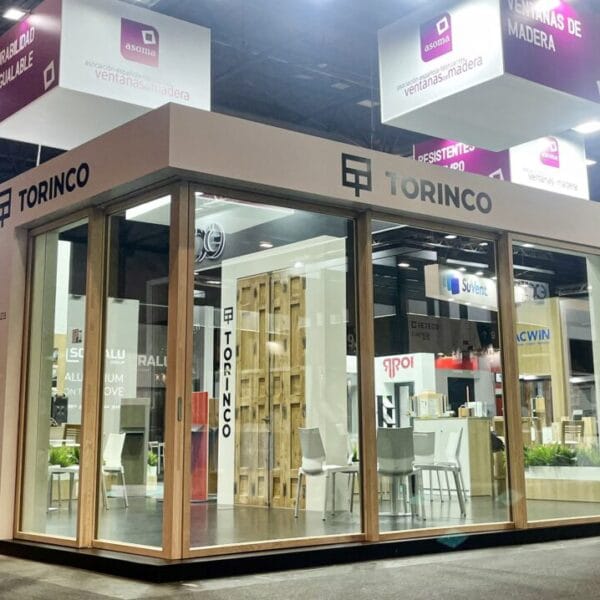 Torinco presenta en Veteco la nueva generación de ventanas correderas minimalistas de madera